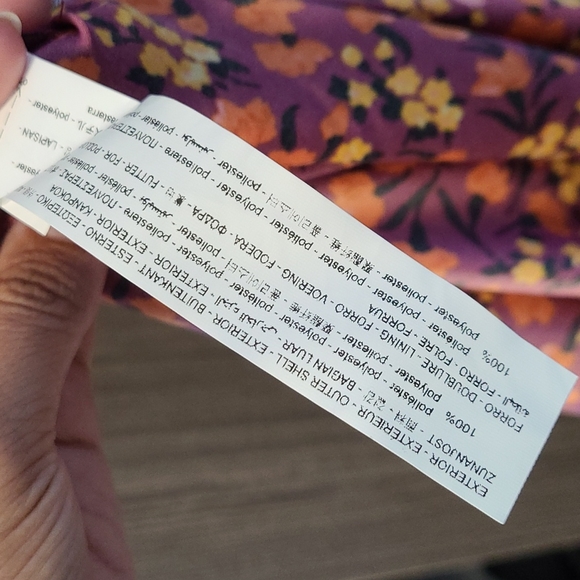 NWT Zara Satin effect print dress - Picture 4 of 4